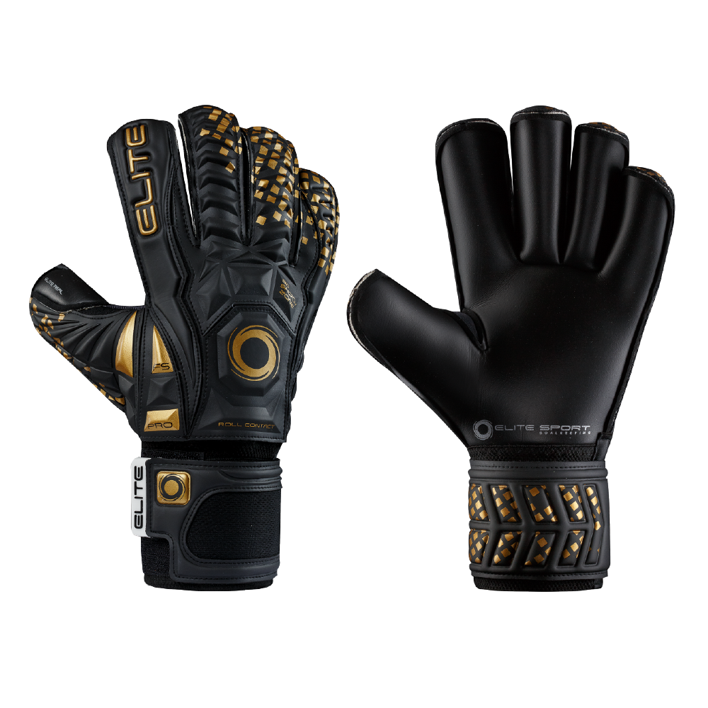 Black and gold goalie gloves online